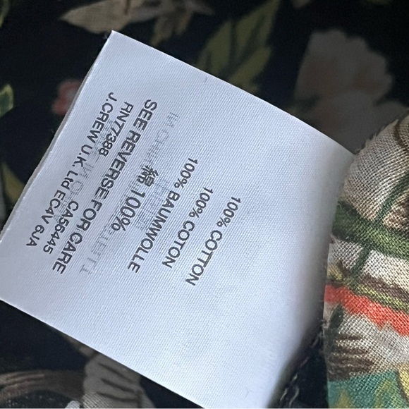 J. Crew  X Drakes London Classic Popover Blouse - Picture 13 of 13